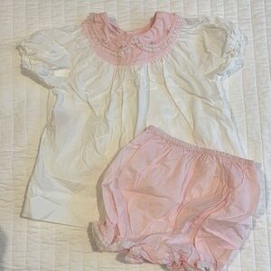 Pink and White Kids Matching Set